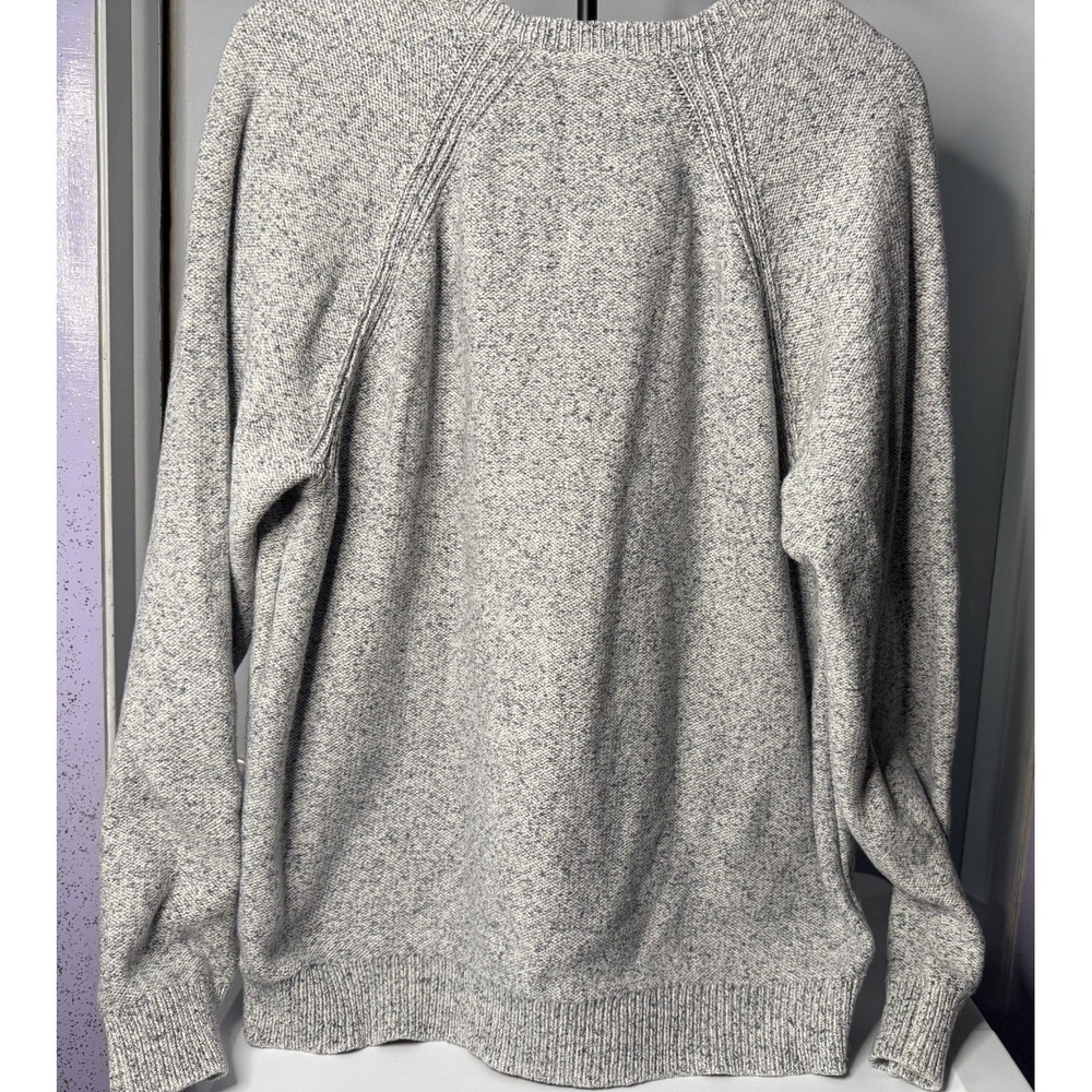 Abercrombie & Fitch Vintage Men's XXL Gray Marl Knit Roll Neck Crew Sweater - Picture 7 of 7